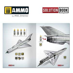 AMMO of Mig Jimenez 6521 How To Paint Bare Metal Aricraft Solution Book – zdjęcie 2