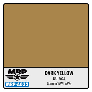 Mr. Paint MRP-A032 Dark Yellow (RAL 7028) - aqua colors - 17ml