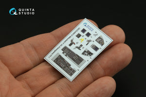 Quinta Studio QDS-48012 Mitsubishi F-2A 3D-Printed coloured Interior on decal paper (Hasegawa) (small version) 1/48 – zdjęcie 10