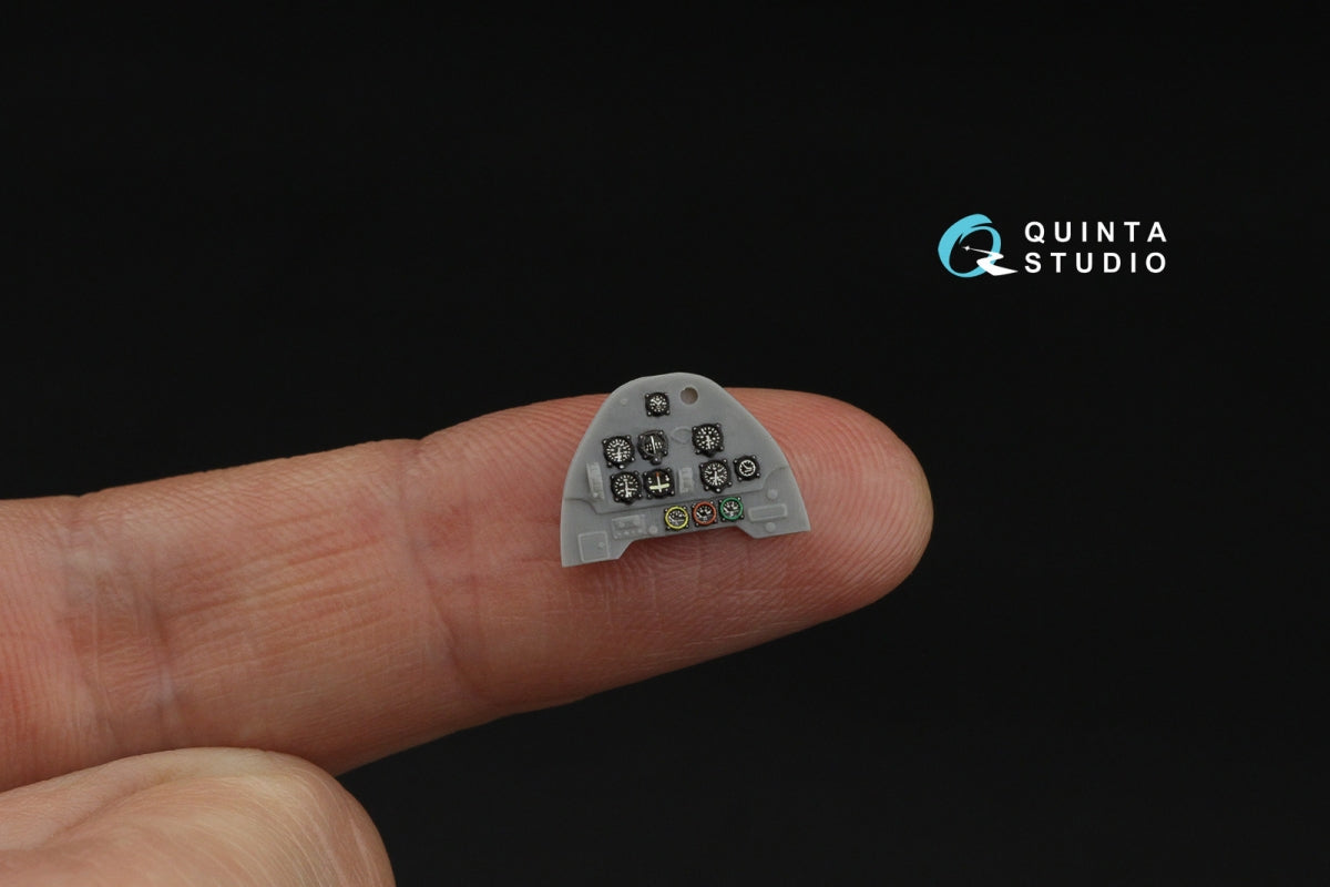 Quinta Studio QD48567 German WWII Cockpit instrument gauges 3D-Printed &amp;amp; colored Interior on decal paper (All Kits) 1/48 – image 7