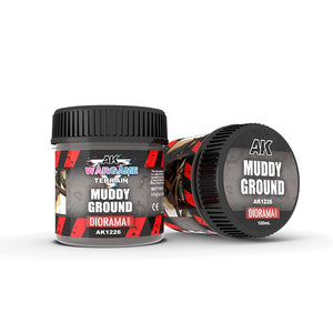 AK Interactive AK1226 MUDDY GROUND – WARGAME TERRAINS 100ML
