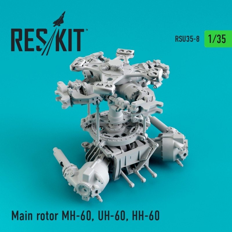 RESKIT RSU35-0008 Main rotor MH-60L, UH-60A, HH-60 1/35