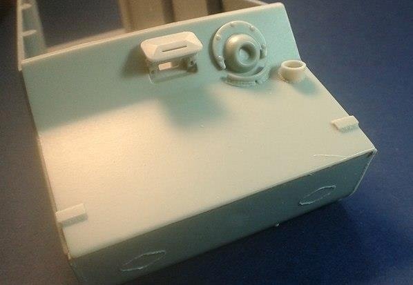 Panzer Art RE35-449 KW-1&amp;amp;2 front armor plate with driver flap 1/35 – zdjęcie 2