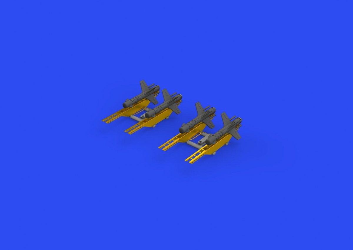 Eduard 648675 Falanga 9M17P missiles EDUARD / ZVEZDA 1/48 – zdjęcie 2