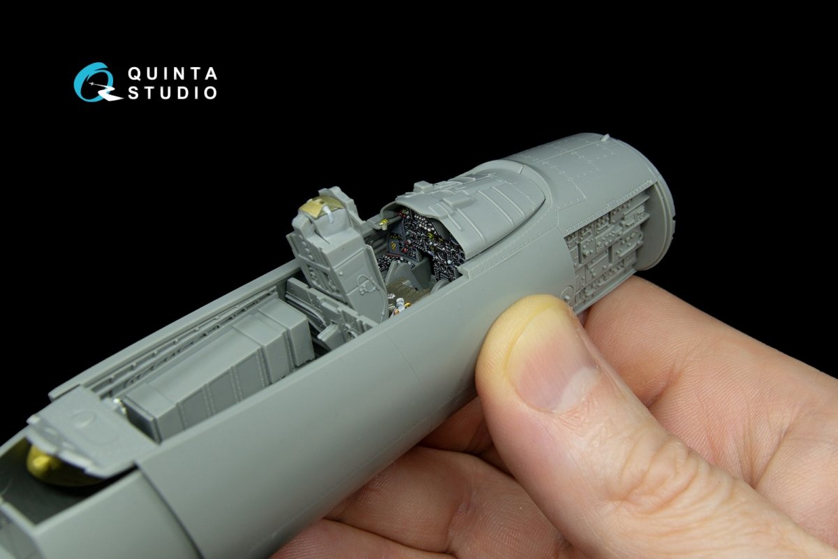 Quinta Studio QD48038 F-15A 3D-Printed &amp;amp; coloured Interior on decal paper (for GWH kit) 1/48 – zdjęcie 3