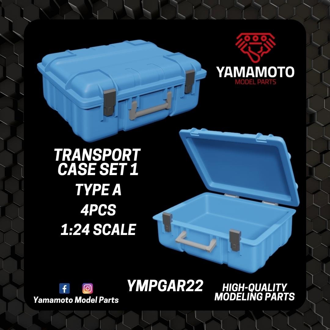 Yamamoto YMPGAR22 Transport Case Set 1 - Type A 1/24 – zdjęcie 3