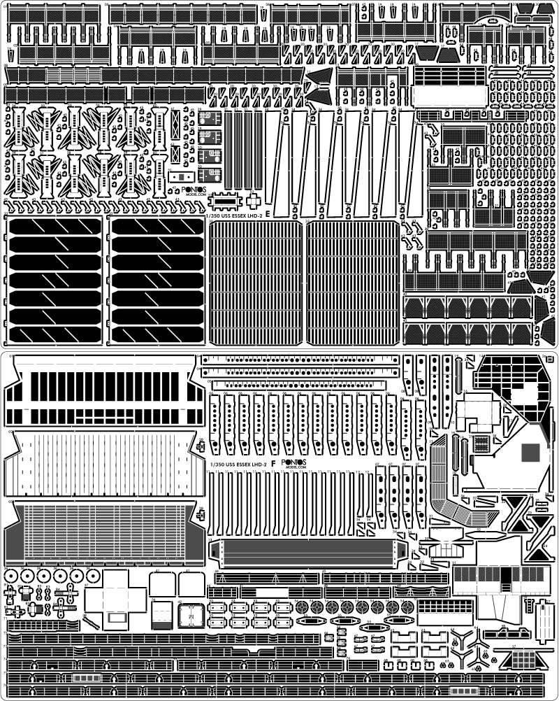 Pontos 37001R1 USS LHD-2 Essex Kit+Detail Up Set 1/350 – image 8
