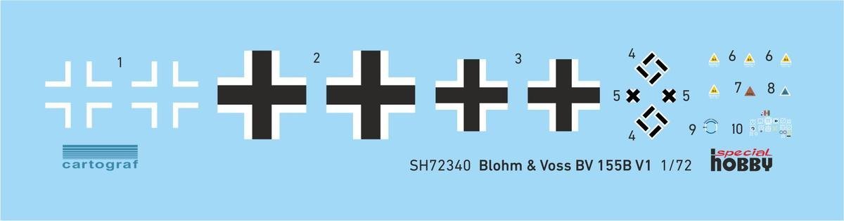 Special Hobby 72340 Blohm &amp;amp; Voss BV 155V-1 1/72 – immagine 4