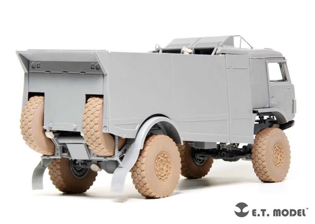 E.T. Model P35-131 KAMAZ-43509 Truck Sagged wheels &amp;amp; Spare Wheels for Zvezda kit 1/35 – zdjęcie 5
