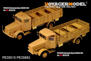Voyager Model PE35693 WWII German Bussing Nag L4500A 4X4 Cargo Truck For AFV 35270 1/35 – imagen 8
