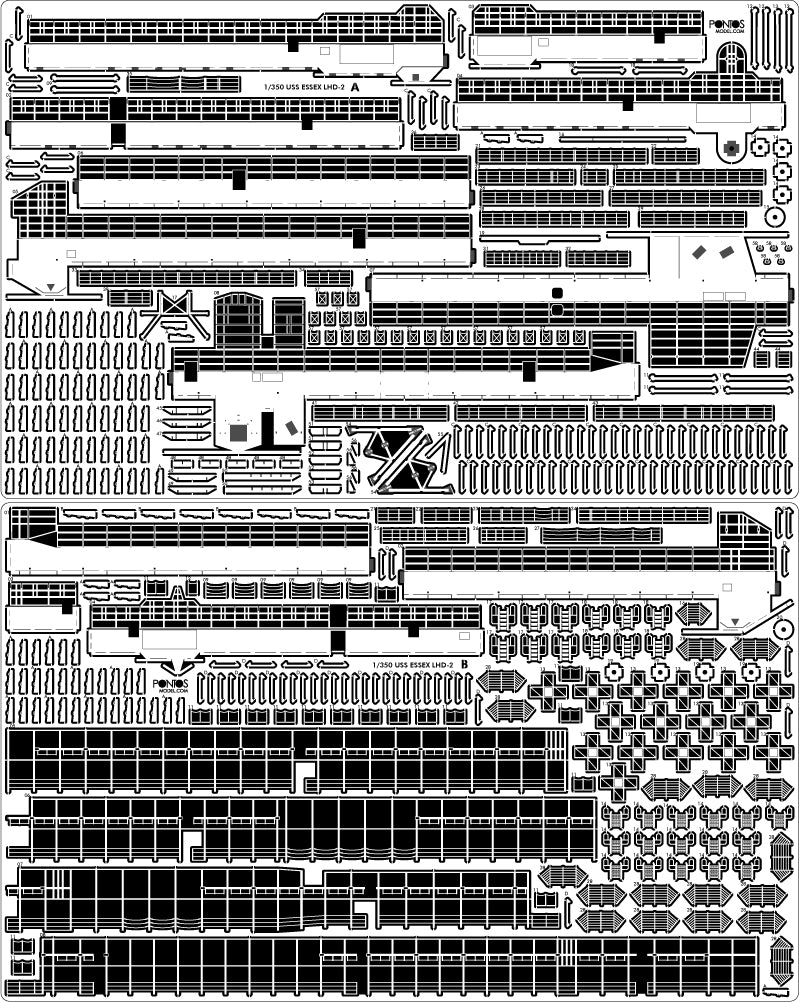 Pontos 37001R1 USS LHD-2 Essex Kit+Detail Up Set 1/350 – image 6