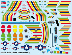 Trumpeter 03221 F-100C Super Saber 1/32 – image 3