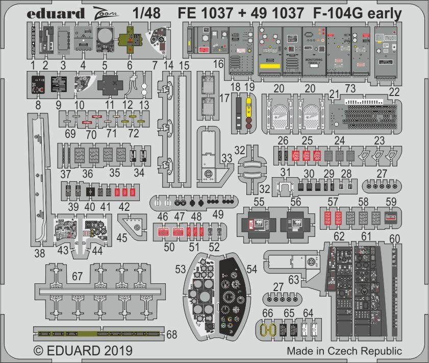 Eduard 491037 F-104G early 1/48 KINETIC MODEL – image 2