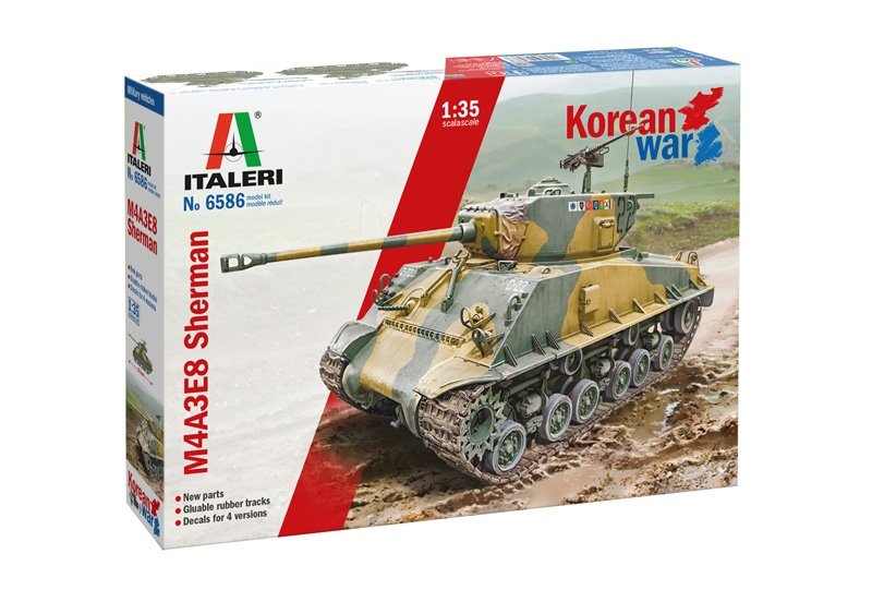 Italeri 6586 Sherman M4A3E8 - Korean War 1/35 – zdjęcie 2