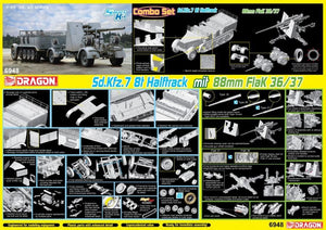 Dragon 6948 Sd.Kfz.7 8(t) Halftrack + 88mm FlaK 36/37 1/35 – zdjęcie 2