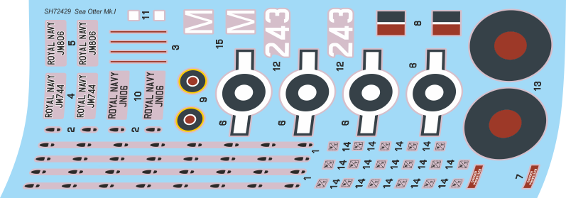 Maquette Special Hobby 72429 Supermarine Sea Otter Mk.I « Service Seconde Guerre mondiale » au 1/72 – image 5