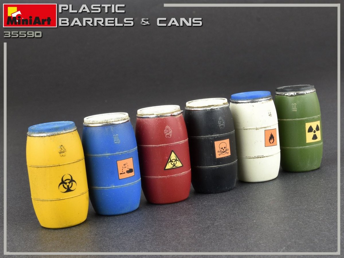 MiniArt 35590 Plastic Barrels &amp;amp; Cans 1/35 – zdjęcie 6