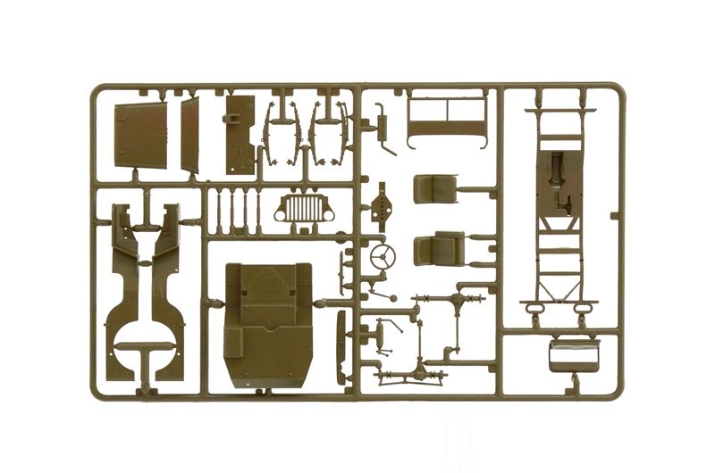 Italeri 0326 1.4 ton. 4 4 AMBULANCE JEEP 1/35 – zdjęcie 4
