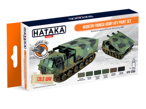 Hataka HTK-CS65 Modern Finnish Army AFV paint set (6x17ml)