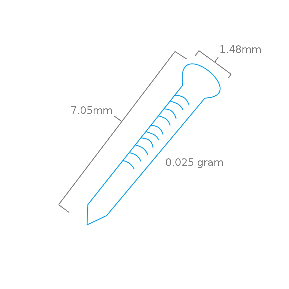 Modelcraft PPU8174-PB Black Pins For Pin Pusher PPU8174 (7.5mm) x 100 – image 2