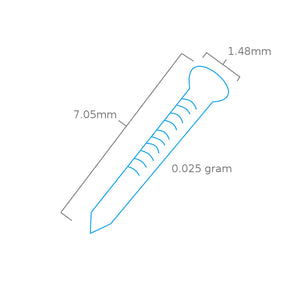 Modelcraft PPU8174-PB Black Pins For Pin Pusher PPU8174 (7.5mm) x 100 – image 2