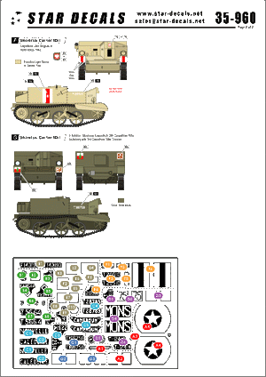 Star Decals 35-960 Universal Carriers Mk I 1/35 – image 2