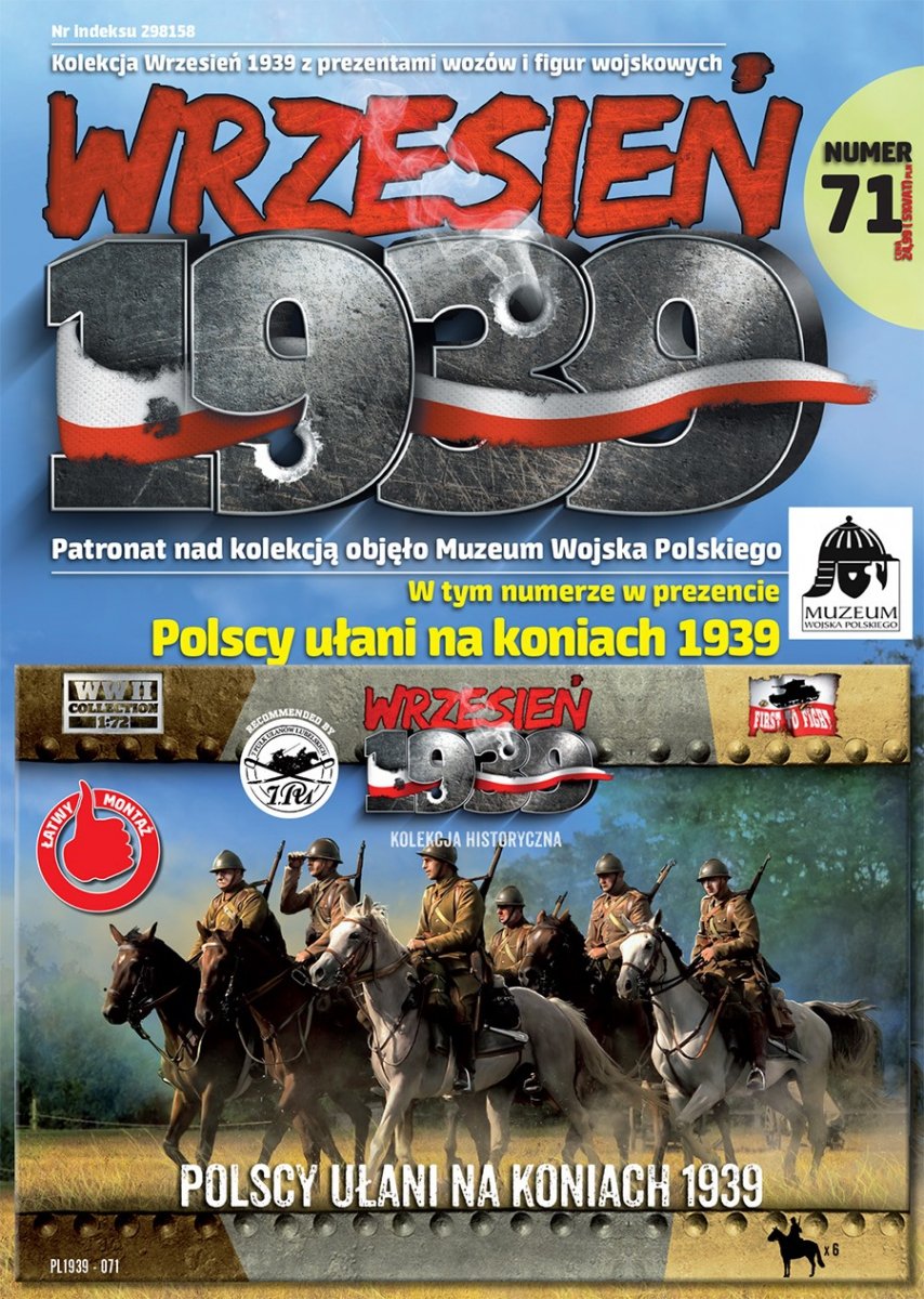 First to Fight PL071 Polish Uhlans on Horseback 1939 1/72