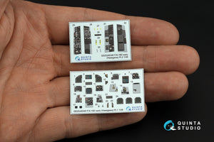 Quinta Studio QDS-48346 FA-18D early 3D-Printed &amp;amp; coloured Interior on decal paper (Hasegawa) (small version) 1/48 – zdjęcie 11