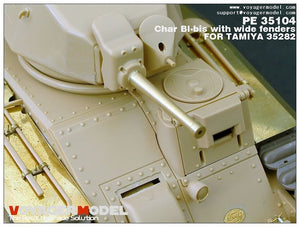 Voyager Model PE35104 WWII French Char BI-bis with wide fenders (B ver include Gun barrel) for TAMIYA 35282 1/35 – imagen 5