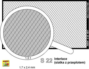 Aber S-22 Net with interlaced mesh 1,7 x 2,4 mm – zdjęcie 2