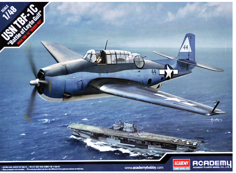 Academy 12340 TBF-1C &amp;quot;Battle of Leyte Gulf&amp;quot; 1/48