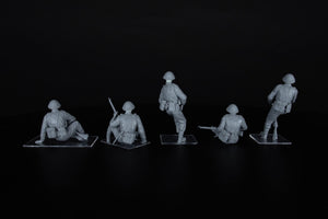 MiniArt 35496 British Tank Riders (NW Europe). Resin Heads 1 1/35 – image 9