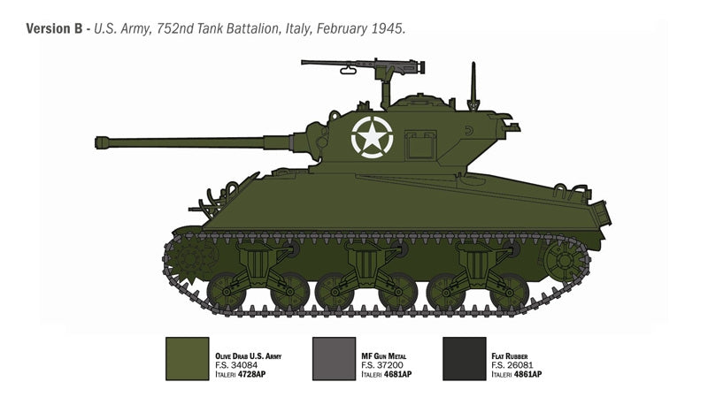 Italeri 96440 M4A3 76mm WET SHERMAN 1/35 – zdjęcie 8