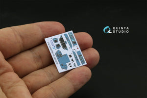 Quinta Studio QD72060 Su-35S 3D-Printed &amp;amp; colored Interior on decal paper (GWH) 1/72 – image 2