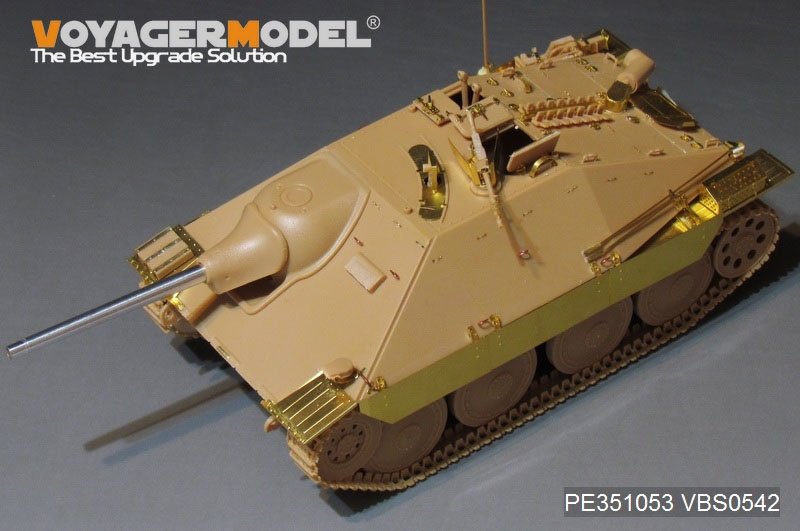 Voyager Model PE351053B WWII German Sd.Kfz.138/2 Hetzer Tank Destroyer Late Version (B ver include Gun Barrel) For ACADMY 13230/13277 1/35 – zdjęcie 8
