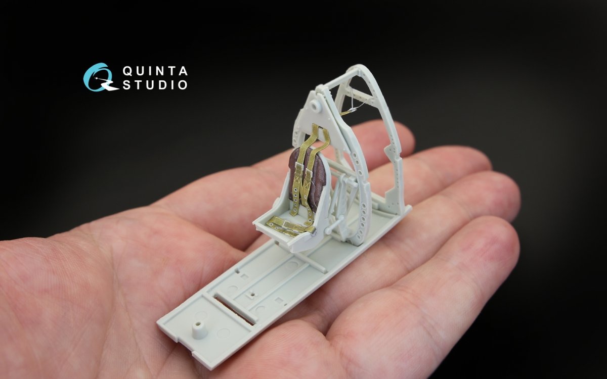 Quinta Studio QD32043 Spitfire Mk. II 3D-Printed &amp;amp; colored Interior on decal paper (for Revell kit) 1/32 – image 6