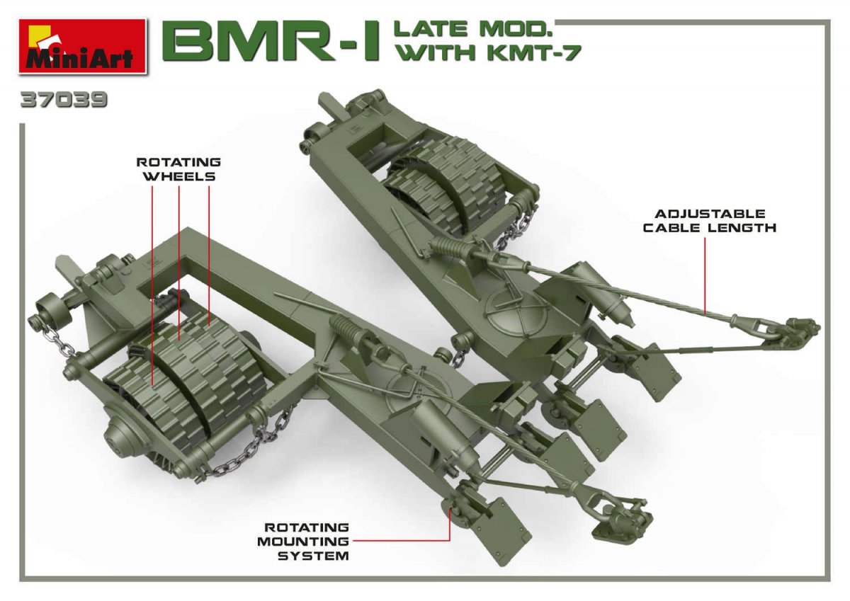 MiniArt 37039 BMR-1 Late Mod. with KMT-7 1/35 – zdjęcie 20