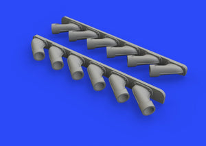 Eduard 648470 Spitfire Mk. XIV exhaust stacks 1/48 AIRFIX – immagine 2