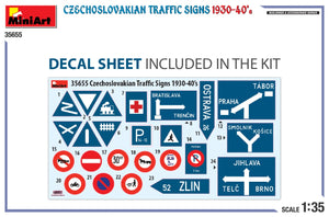 Miniart 35655 CZECHOSLOVAKIAN TRAFFIC SIGNS 1930-40’s 1/35 – zdjęcie 2