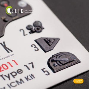 KELIK K32011 I-16 TYPE 17 - INTERIOR 3D DECAL FOR ICM KIT 1/32 – zdjęcie 4