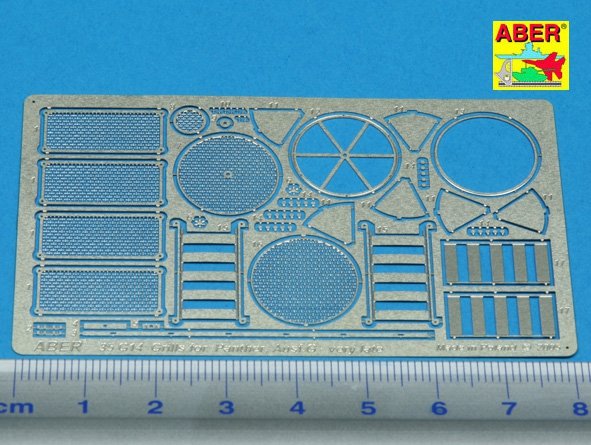 Aber 35G14 Grilles for german tank Sd.Kfz.171 Panther, Ausf.G late model 1/35 – zdjęcie 2