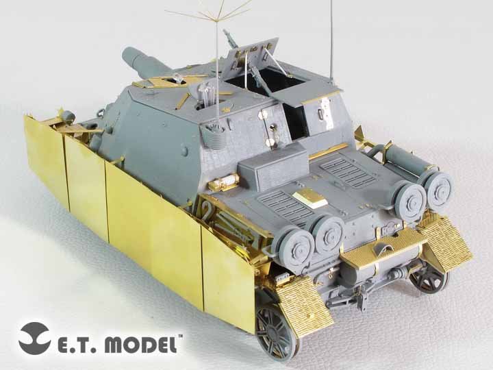 ET Model E35-233 WWII German Stu.Pz.IV&amp;quot;Brummbar&amp;quot; Schurzen（Mid Production) (For DRAGON Smart Kit) (1/35) – image 4