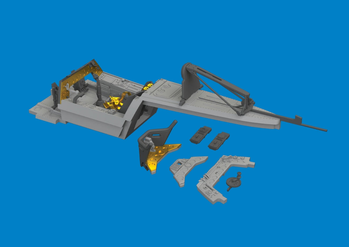 Maquette Eduard 6481103 Fw 190A-3 cockpit (impression Eduard, échelle 1/48)