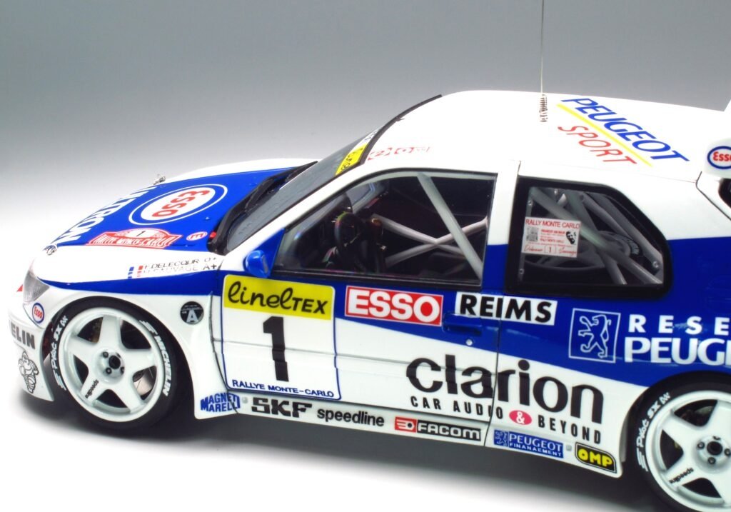 NuNu PN24009 Peugeot 306 MAXi ’96 MONTE CARLO RALLY 1/24 – zdjęcie 9
