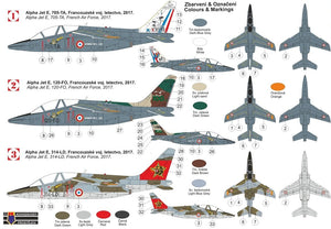 Kovozavody Prostejov KPM0264 Alpha Jet E „In French Services“ 1/72 – zdjęcie 2