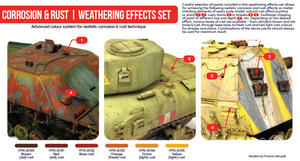 Hataka HTK-AS26 Corrosion rust weathering effects set (6x17ml) – zdjęcie 2