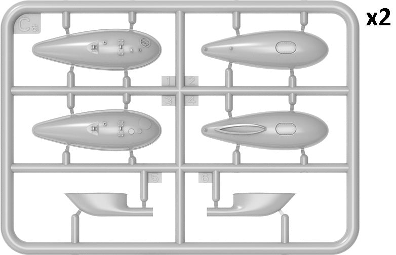 MiniArt 48060 P-47M THUNDERBOLT. DORSAL FIN. BASIC KIT 1/48