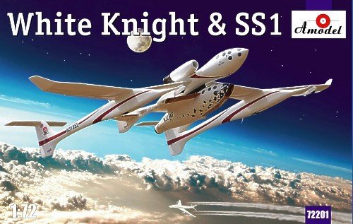 A-Model 72201 Burt Rutan White Knight and SS-1 (Space Ship One) Sub-Orbital Spaceplane 1/72