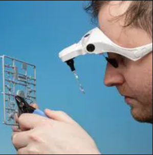 Lightcraft LC1780USB Magnifier Spectacles Headband / Szkło powiększające, okulary i opaska, 1x, 1.5x, 2x, 2.5x 3.5x – zdjęcie 3