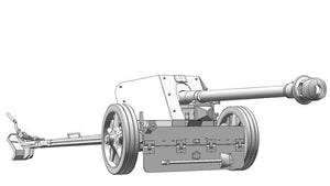 Das Werk DW35027 German 7,5cm Pak40 with 4 Figures 1/35 – zdjęcie 4